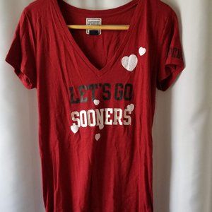 VS PINK University of Oklahoma Tee